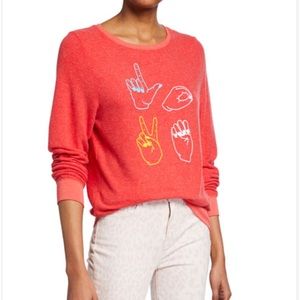 Wild fox LOVE pullover S